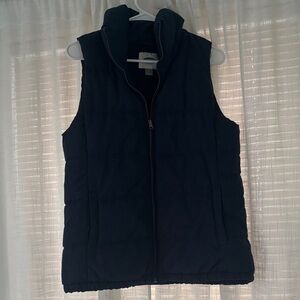 Dark Blue Quilted Vest